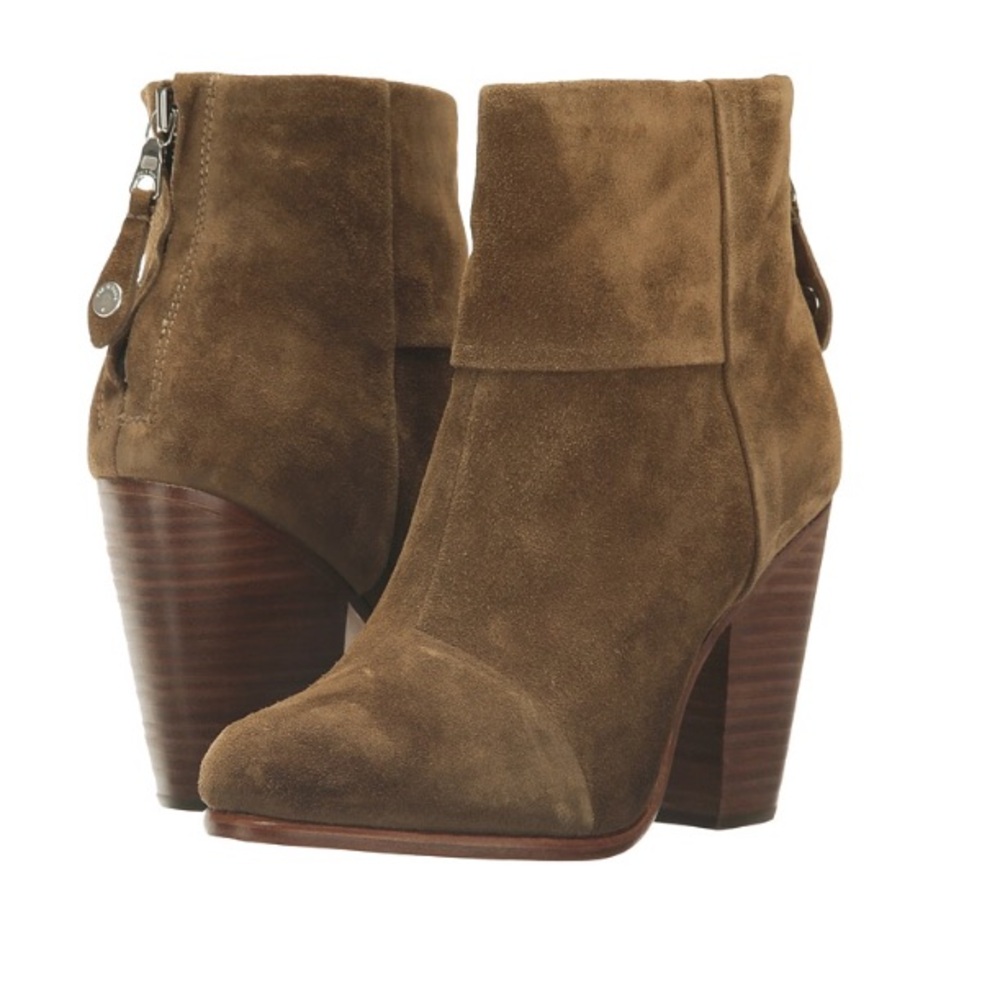 rag & bone Suede Ankle Boots in Brown